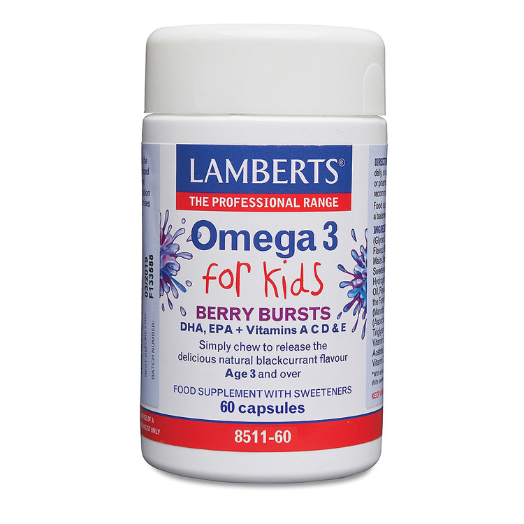 Lamberts Omega 3 for Kids Berry Burst 60 caps